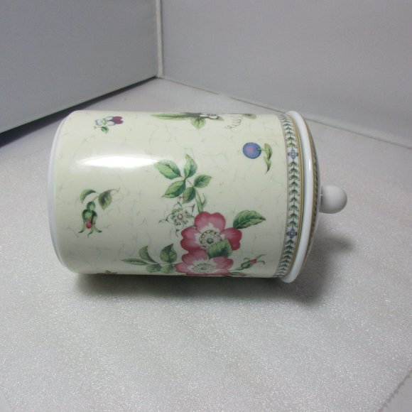 Wedgwood China Floral Design Fleur Canister Jar - Picture 6 of 11